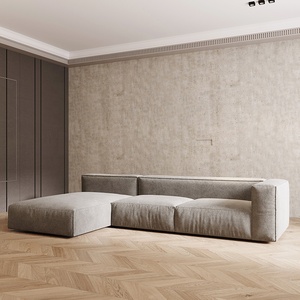 Basso MOQ 2023 lusso italiano turchia turco nuovo design piccolo grande salotto componibile casa l soggiorno mobili divano set - Product Image 2