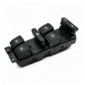 Interruttore Alzacristallo Elettrico Anteriore Sinistro Lato Guida 1J4959857C per VW Golf MK4 Jetta Bora Passat B5 - Product Image 1