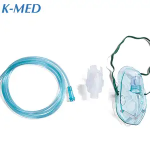 Mascarilla de oxígeno desechable con nebulizador, alta calidad, PVC, transparente, mejor precio