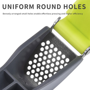 Máy ép tỏi cầm tay bằng thép không gỉ, tay cầm ABS, bền chắc, dễ vệ sinh, an toàn với máy rửa chén, bền vững - Product Image 4