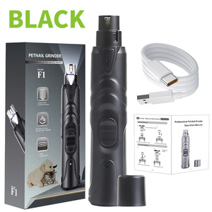 Upgraded 2 Speeds Rechargeable Electric Pet Nail Grinder for <b>Dogs</b> with LED <b>Light</b> Plastic Eco-Friendly Custom Logo Wholesale - Product Image 6