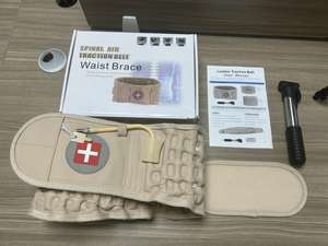 Регулируемый надувной корсет для спины Aofit, поддерживающий пояс для талии, воздушный пояс для вытяжения поясницы - Product Image 5