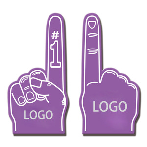 Kendi Spor Takım Logonuzu Özelleştirin <span class=keywords><strong>Eva</strong></span> Kişiselleştirilmiş Köpük Parmak Tezahürat Süngeri El Yapımı Yapın - Product Image 1