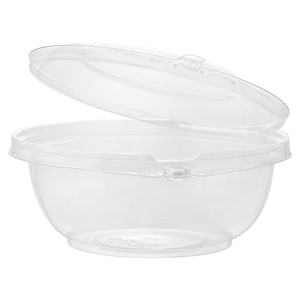 Ensaladera de plástico PET de 24oz, materiales reciclados, Concha a prueba de manipulaciones, 100% reciclable, multiusos para servicio de comida para llevar - Product Image 1