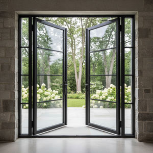 <span class=keywords><strong>Porte</strong></span> française en aluminium isolée et imperméable <span class=keywords><strong>de</strong></span> style nord-américain avec certification NFRC |   Fournisseur <span class=keywords><strong>de</strong></span> projets pour terrasses et entrées - Product Image 6