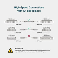 Kabel Serat Optik Twinax Pasif DAC Sambungan Langsung 10G SFP OEM ODM TPLink Omada SM52201M 1 Meter 33 Kaki 10GBASECU Konektor SFP