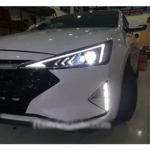 Faro delantero para Hyundai Elantra, Luz LED DRL, versión de Oriente Medio, 2019 - 2021