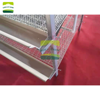GREAT FARM Vente flash Cage à poulets de chair à 3 niveaux de type H, matériau galvanisé à froid, facile à nettoyer, cage à poulets de chair empilable, logement pour poulets de chair