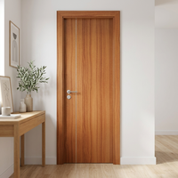 Puertas de PVC Laminado Impermeables Modernas de Alta Calidad Pima para Edificios de Oficinas, Casas, Apartamentos, Hoteles y Restaurantes