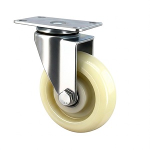Universal Polyurethane Casters Brake 3 Inch Diameter Modern for Bathroom Living Room Industrial Use Trolley Wheel Runner - Product Image 1