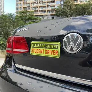 Please Be Patient Student Driver Magnet Drivers Sticker Safety Warning Signs For Car