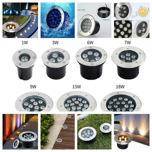 Lampe encastrée extérieure IP67 de haute qualité 1W 3W 5W -50W pour éclairage de chemin, de terrasse et de sol, étanche - Product Image 3
