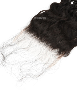 Skinmelt Real HD 4*4 Cierre de encaje Onda de agua Remy Brasileño 100% Cabello humano - Product Image 3