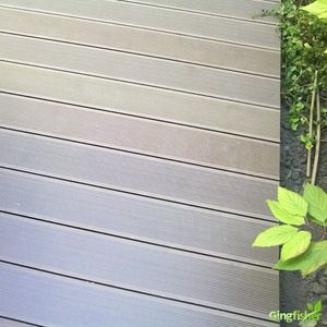 Phong cách hiện đại WPC Xây Dựng Mới xây dựng sàn <span class=keywords><strong>decking</strong></span> 150 mét chiều rộng chải kỹ thuật cho sử dụng ngoài trời - Product Image 3