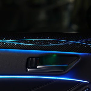 Lámpara ambiental interior para coche con volante a la derecha, de bajo consumo energético, con ciclo automático de colores y selección manual a través de botón táctil - Product Image 6