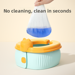 Toilette portable pliable pour enfants, pot de voyage pour l'apprentissage de la propreté, pour tout-petits garçons et filles, vente en gros - Product Image 4