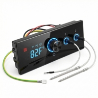 Módulo Controlador de Estufa Eléctrica - Pantalla Digital de Temperatura con Placa de Control PCB y Botón LED