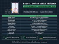 Indicador de Estado del Interruptor ES501D-2, Simulación Dinámica RS485, Verificación de Secuencia de Fase de Energía Independiente de Alta Tensión, Plástico