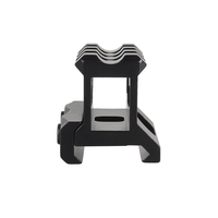 Support de montage Riser Tactique Extérieur en Alliage d'Aluminium, Hauteur 1 pouce, pour Rail de 20mm, 3 Fentes, Accessoires de Montage de Lunette pour la Chasse