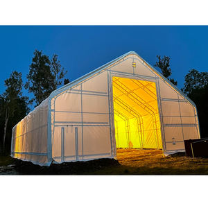 Tente de protection industrielle personnalisable avec certification CE - Résistance au vent 120 km/h, résistance à la neige 0,8 KN/m - Entrepôt, garage, tente de stockage - Product Image 1