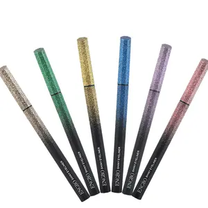 Jel Eyeliner kalem fabrika doğrudan satmak özelleştirilmiş özel etiket uzun ömürlü su geçirmez beyaz Eyeliner renkli kurşun kalem