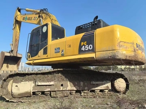 Excavatrice Komatsu PC450-7 d'occasion de haute qualité, 45 tonnes, travaux de terrassement, avec moteur principal, boîte de vitesses, pompe, composants, vente à prix réduit - Product Image 2
