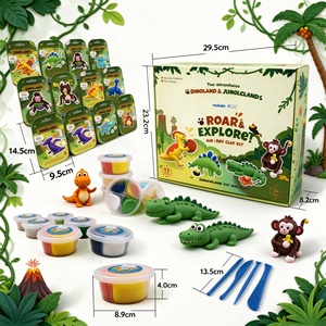 Set di Argilla ad Asciugatura all'Aria ROAR & EXPLORE, Argilla Modellabile Fai-da-Te per Bambini, Giocattolo Educativo Non Tossico - Product Image 2