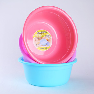 Lavabo Redondo de Plástico Sanhao de 39 cm de Profundidad para Uso Doméstico, Lavandería y Estudiantes, Colores Variados - Product Image 1