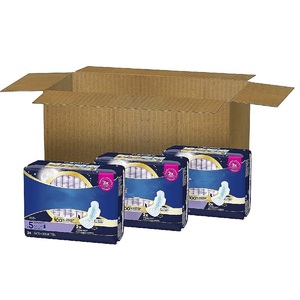 Almohadillas Súper <span class=keywords><strong>Largas</strong></span> PARA LA Noche Almohadillas Sanitarias 100% Algodón Orgánico Absorbencia Pesada Sin Perfume Almohadillas <span class=keywords><strong>Extra</strong></span> <span class=keywords><strong>Largas</strong></span> - Product Image 1