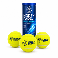 Balle de padel en feutre de laine personnalisée par l'usine OEM, approuvée FIP et ITF