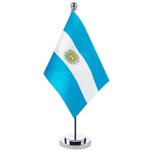 Produits populaires 2026 : série d'articles à thème drapeau argentin (8 pièces) - lunettes de soleil, écharpe, bracelet, t-shirt, patch, autocollant pour promotion - Product Image 3