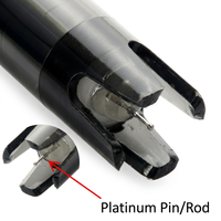 Sensor Pin Elektroda ORP Platinum untuk Lalu Lintas Tinggi dengan Rentang Suhu 0-80C untuk Pengujian Kualitas Air