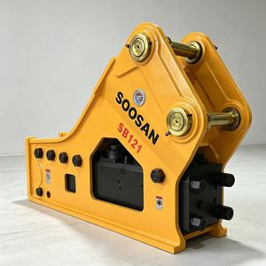 Casse-roche hydraulique silencieux de type latéral SB121 avec moteur pour la démolition de roches, pour excavatrice de 28 à 35 tonnes - Product Image 5