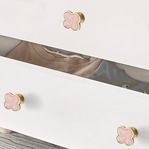 CPELLESSE Lot de poignées trèfle pour commodes, armoires de cuisine, tiroirs, armoires à chaussures, boîtes à bijoux et meubles - Product Image 6