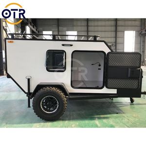 Mini <span class=keywords><strong>caravane</strong></span> 4x4 en aluminium extensible Cinquième roue Remorque pour camping Maison mobile sur roues Top vente en Australie et en Corée - Product Image 5