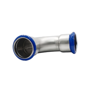<span class=keywords><strong>Coude</strong></span> à sertir en <span class=keywords><strong>acier</strong></span> inoxydable à 90 degrés – Raccord à sertir pour l'installation et la connexion des systèmes de conduites d'eau - Product Image 5