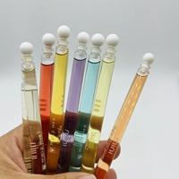 Botol Tester Parfum Mini Kaca Bening Bulat 2cm 1.5ml/2ml Desain Khusus dengan Tutup