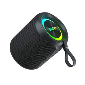 Db Oqpo Altavoz Bluetooth portátil para exteriores de 40 W con sonido envolvente de 360 grados, graves profundos e iluminación LED RGB, color negro - Product Image 6