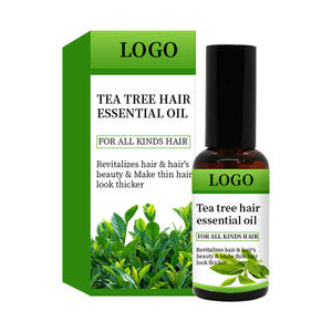 Sérum capillaire anti-chute à l'huile essentielle d'arbre à thé pour la croissance des cheveux, marque privée, vente en gros, réduction des pointes fourchues - Product Image 1