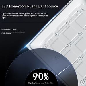 Plafonnier <span class=keywords><strong>LED</strong></span> encastré en aluminium 600*600, panneau <span class=keywords><strong>plat</strong></span>, éclairage de cuisine intégré, panneau <span class=keywords><strong>LED</strong></span> carré 30W, lumière artificielle, panneau <span class=keywords><strong>LED</strong></span> Skylight - Product Image 2