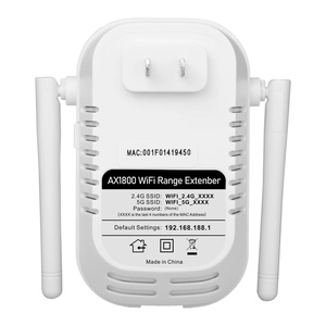 สินค้าขายดี  รุ่นยอดนิยม  ตัวขยายสัญญาณไวไฟแบบมืออาชีพ  รองรับ <span class=keywords><strong>WiFi</strong></span> 6 ความเร็ว 1800Mbps  ตัวขยายสัญญาณไร้สาย - Product Image 4