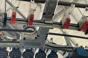 Máquina de Tejer Doble Versátil con Motor y Bomba de Engranajes, Altamente Computarizada, de Ancho Abierto, para Textiles y Prendas KING KNIT 36 Pulgadas 18-30 RPM - Product Image 6