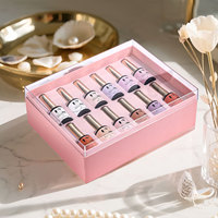 Hanyi HEMA TPO Free 15ml Kit de Gel de Base Constructeur Haute Qualité Marque Privée Résine Naturelle LED Base Caoutchouc à Structure Durable