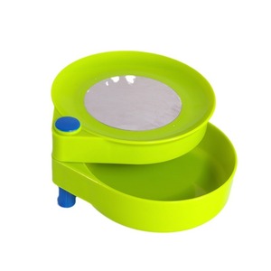 Mini plateau à appâts magnétique de 13.5 cm de diamètre avec tige d'insertion au sol pour accessoires de pêche en eau douce - Product Image 2