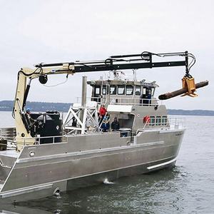 رافعة بحرية هيدروليكية تلسكوبية 20 طن مع محرك ديزل وتحكم عن بعد للمنصات العائمة وأنظمة رفع السفن - ماركة هايتاي - Product Image 1