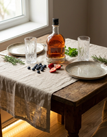 Bouteilles en verre à motif chinois, luxueuses et traditionnelles, avec bouchon en liège mat givré, 500ml/700ml/750ml, pour Brandy, Whisky, Vodka
