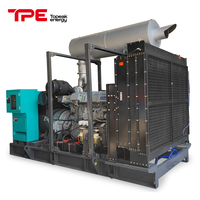 Générateur diesel à châssis ouvert insonorisé 1000 kW 1200 kW 1500 kW monophasé 220 V avec démarrage électrique et AVR