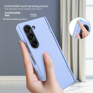 เคสโทรศัพท์ขายดีข้ามพรมแดน เหมาะสำหรับ Samsung Fold6/ ลด 50% เคสกันกระแทกแบบเต็มตัว สีพื้นเรียบง่าย ลายพ่นสี - Product Image 3