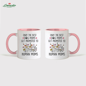 Tasse à café en céramique rose 80 & Fabulous Since 1946, 11 oz, motif floral, cadeau de 80e anniversaire pour femme, grand-mère, maman, vente en gros, logo personnalisé - Product Image 5