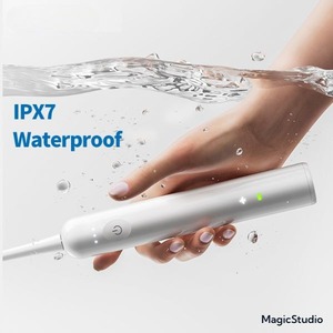 Brosse à dents vibrante sonique, 60 °   Nettoyage par oscillation, stérilisation hautement efficace, verrouillage de voyage portable, plusieurs têtes de brosse - Product Image 4